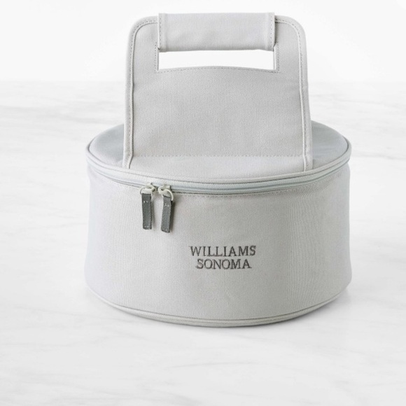 WILLIAMS SONOMA INSULATED FOOD STORAGE TOTE - 11.5 DIAMETER x 5.5 HIGH - Picture 1 of 5